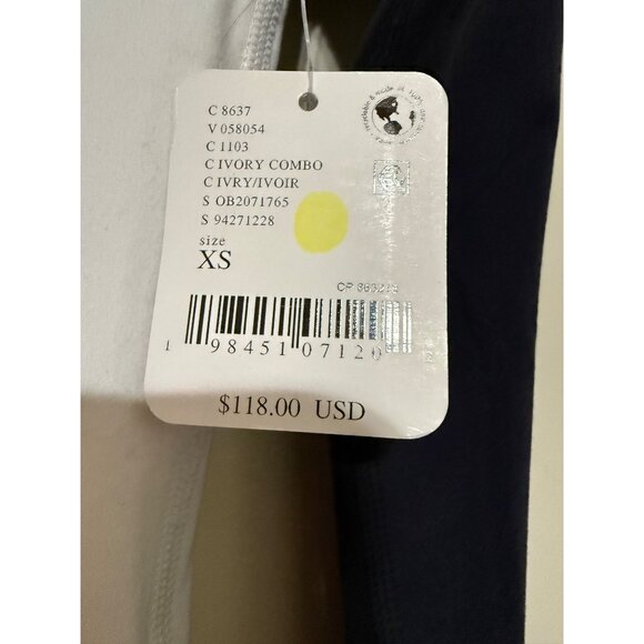 Free People FP Movement Dawn To Dusk Solid Hoodie - ivory combo - XS NWT $118 - Picture 4 of 10